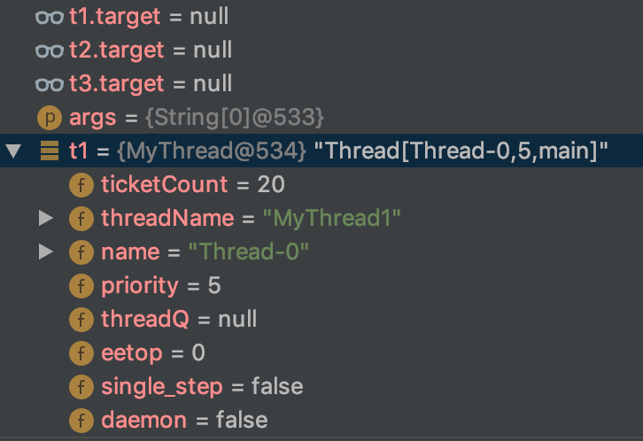 Threads running separately